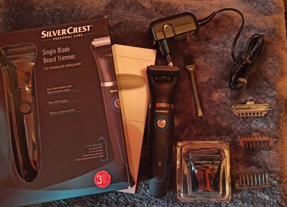 silvercrest single blade beard trimmer